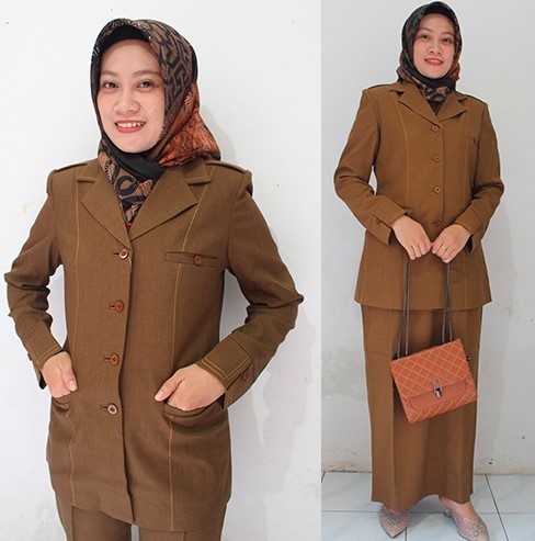 Seragam PNS Wanita Jumbo Bangkalan